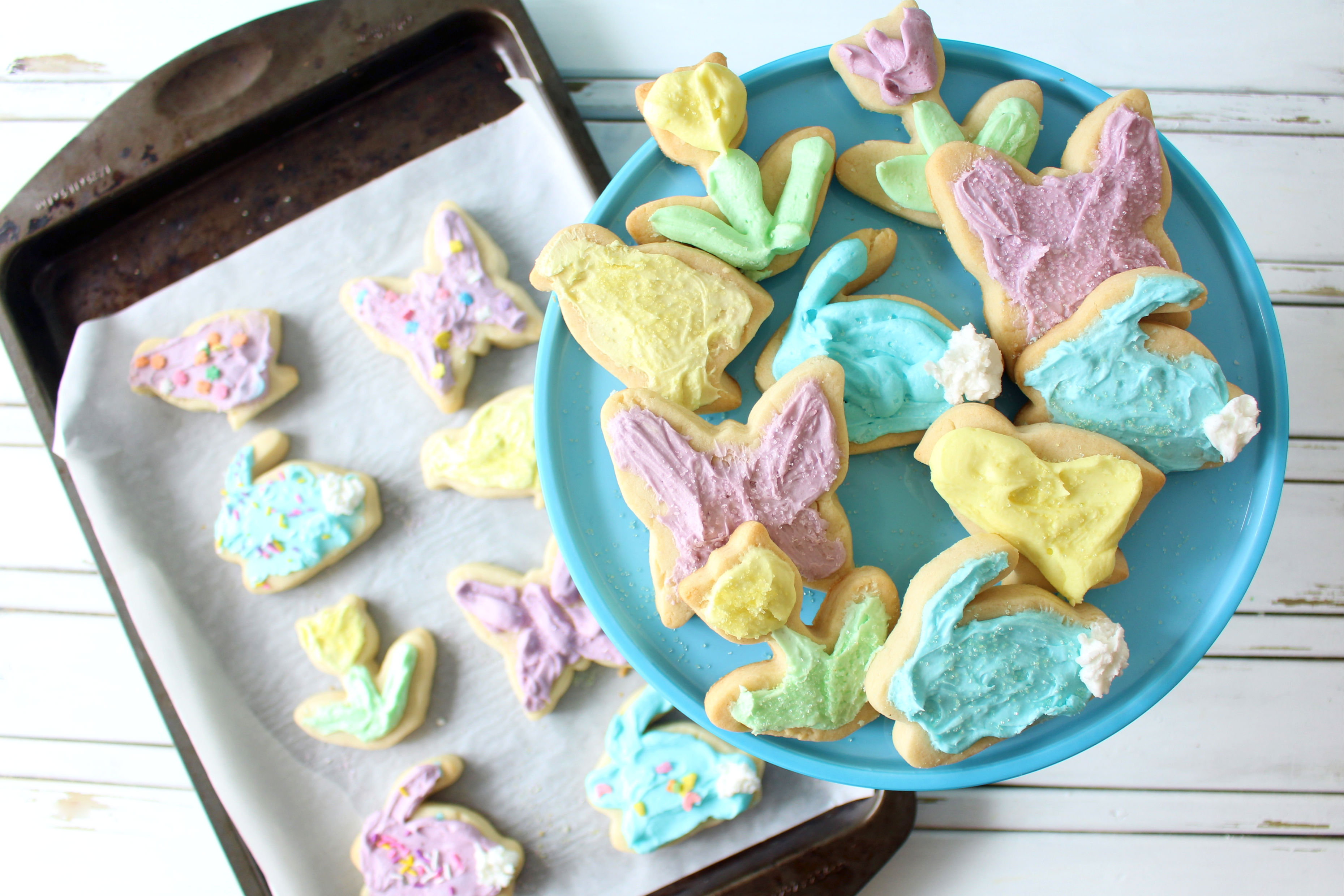 Easter Sugar Cookies With Frosted Icing